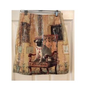 Vintage Linda Segal Pencil Pug Skirt Size 4